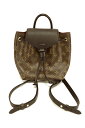 LOUIS VUITTON ルイヴィトン モンスリ NM BB リュックサック デイパック モノグラム ブラウン ブラック M45516【中古】