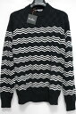 Loro Piana WITH HIROSHI FUJIWARA ロロピアーナ×藤原ヒロシWavy Stripe Sweater Knit Black Size...