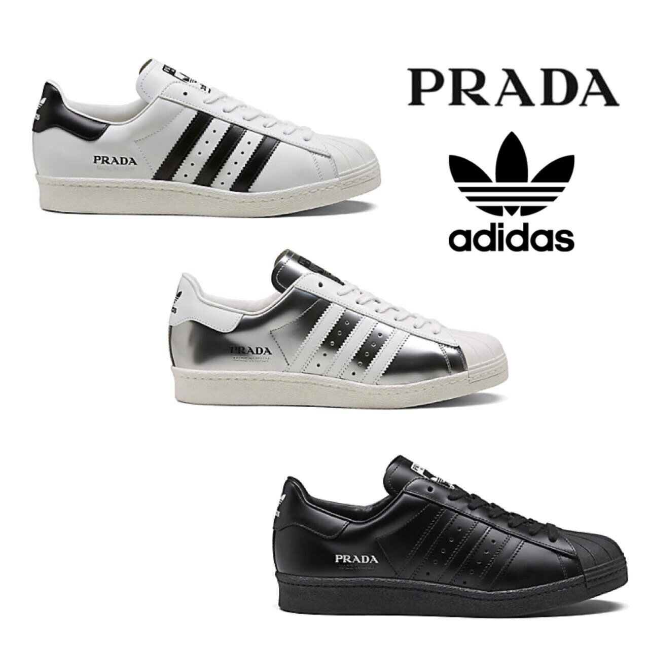 PRADA x ADIDAS SUPERSTAR プラダ×アディダス　スーパースター【中古】新古品