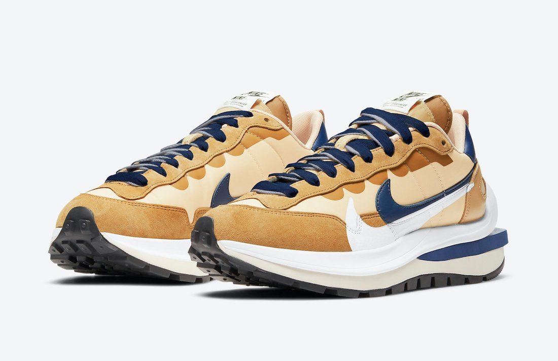 21SS SACAI × NIKE VAPOR WAFFLE SESAME AND BLUE VOID サカイ×ナイキ ヴェイパーワッフル セサミ アンド ブルーボイド 【中古】新古品