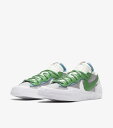 SACAI x NIKE BLAZER LOW CLASSIC GREEN サカイ x ナイキ ブレーザー ロー クラシックグリーン【中古】新古品
