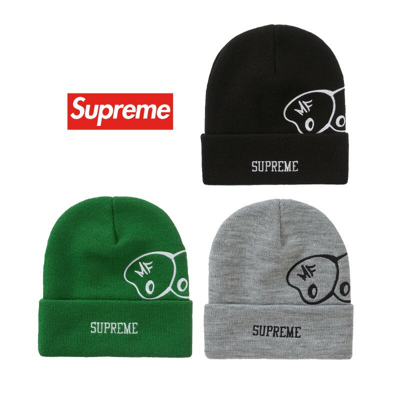 FW23 Supreme Mf Doom Beanie シュプリーム MF ドゥーム ビーニー ニットキャップ【中古】新古品