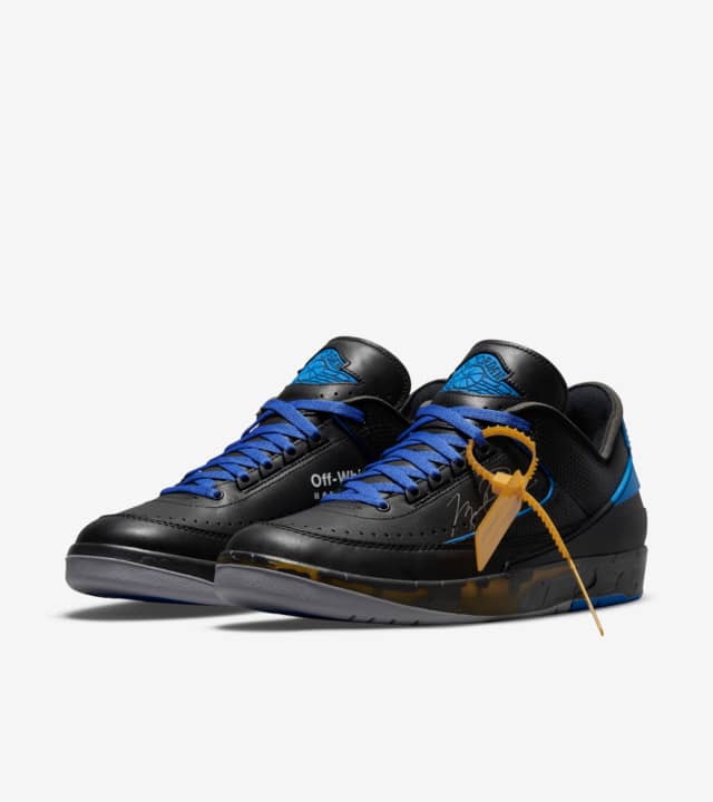 Off-White × Nike Air Jordan 2 Low Black and Varsity Royal オフホワイト × ナイキ エアジョーダン2 ブラック アンド バーシティロイヤル新古品