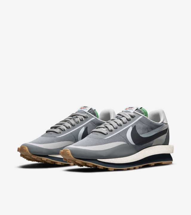 Clot x Sacai x Nike LD Waffle Grey Obsidian/Cool Grey å    ʥ...