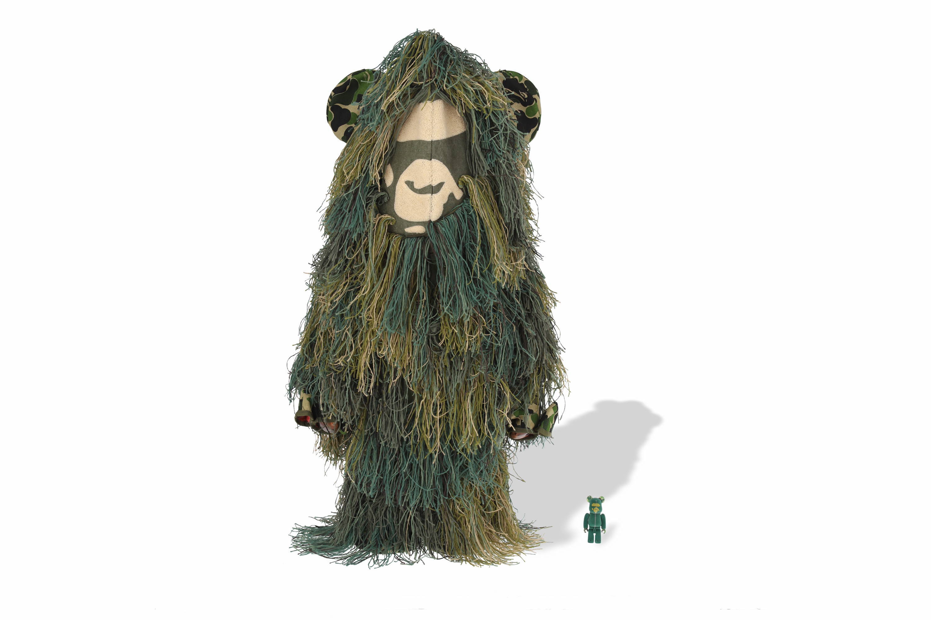 BAPE x READYMADE GHILLIE SUIT BAPE 1000% BE@RBRICK ベイプ x レディメイド ギリースーツ ベイプ 1000% ベアブリック【中古】新古品