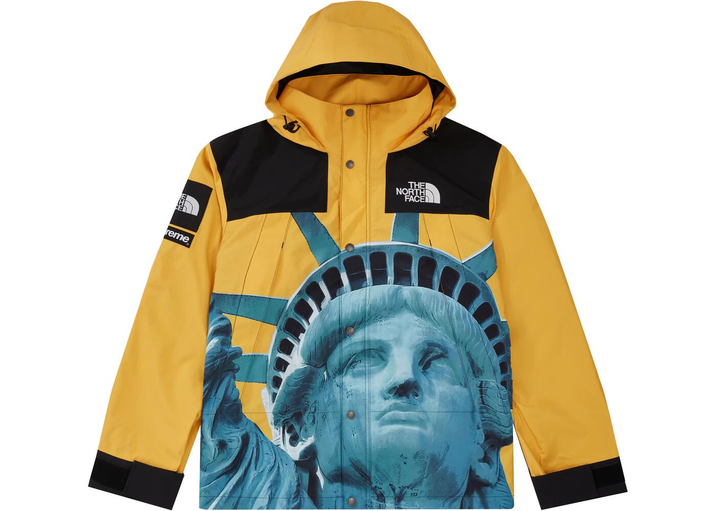 【国内配送】Supreme / The North Face Statue of Liberty Mountain Jacket Yellow シュプリーム ザ ノース フェイス スタチュー オブ リバティ マウンテン ジャケット イエロー 選べるサイズ