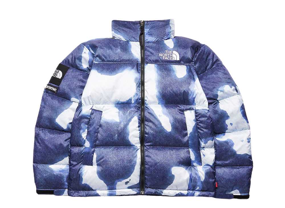 Supreme / The North Face Bleached Denim Print Nuptse Jacket Indigo シュプリーム ザ ノース フェイス ブリーチド デニム プリント ヌプシ ジャケット インディゴ【中古】新古品