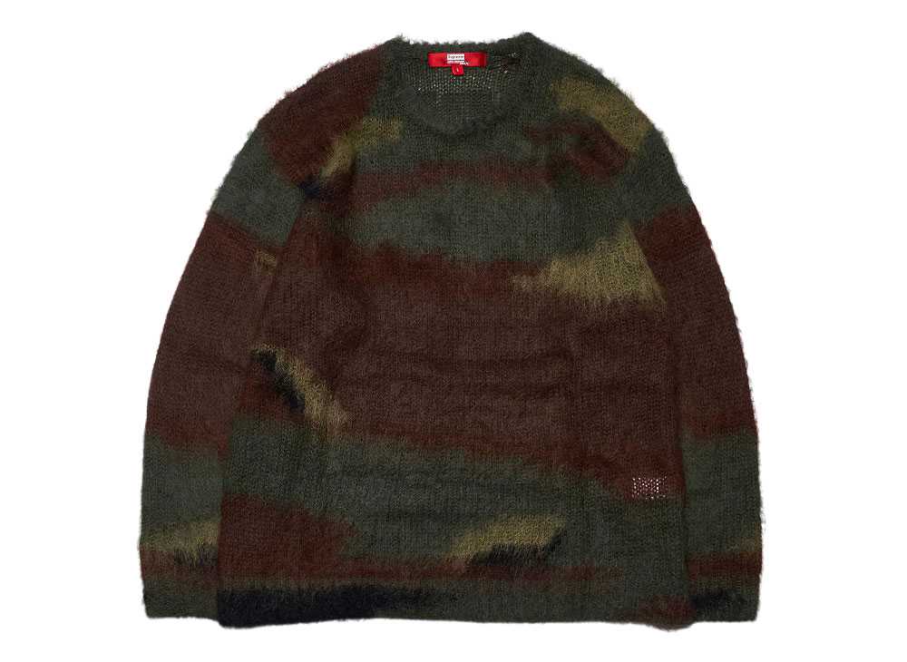 【国内配送】Supreme / JUNYA WATANABE COMME des GARCONS MAN Brushed Camo Sweater Olive シュプリーム ジュンヤ ワタナベ コムデギャルソン マン ブラッシュト カモ セーター オリーブ 選べるサイズ【中古】新古品