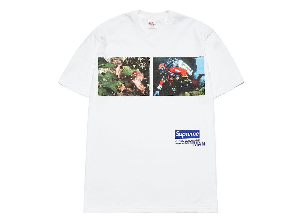 Supreme / JUNYA WATANABE COMME des GARCONS MAN Nature Tee White シュプリーム ジュンヤ ワタナベ コムデギャルソン マン ネイチャー Tシャツ ホワイト新古品