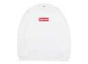 20FW Supreme Box Logo L/S Tee Whiteシュプリーム ロゴT ホワイト【中古】新古品