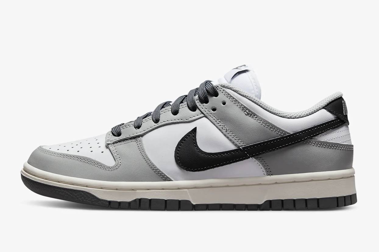 Nike WMNS Dunk Low White Light Smoke Grey ʥ    ۥ磻/饤ȥ⡼졼šۿ