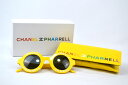 19SS Chanel x Pharrell Capsule Collection yellow Sunglasses　シャネル × ファレルウィリアムス カプセルコレクション イエロー サングラス【中古】新古品