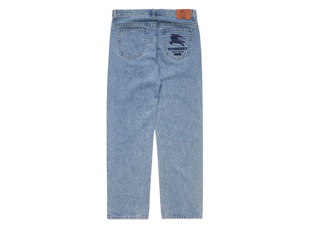 Supreme / Burberry Regular Jean Blue シュプリーム バーバリー レギュラー ジーンズ ブルー【中古】新古品