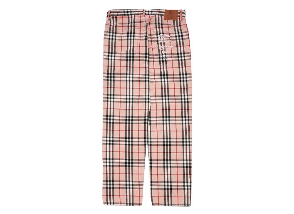 Supreme / Burberry Regular Jean Pink シュプリーム バーバリー レギュラー ジーンズ ピンク【中古】新古品