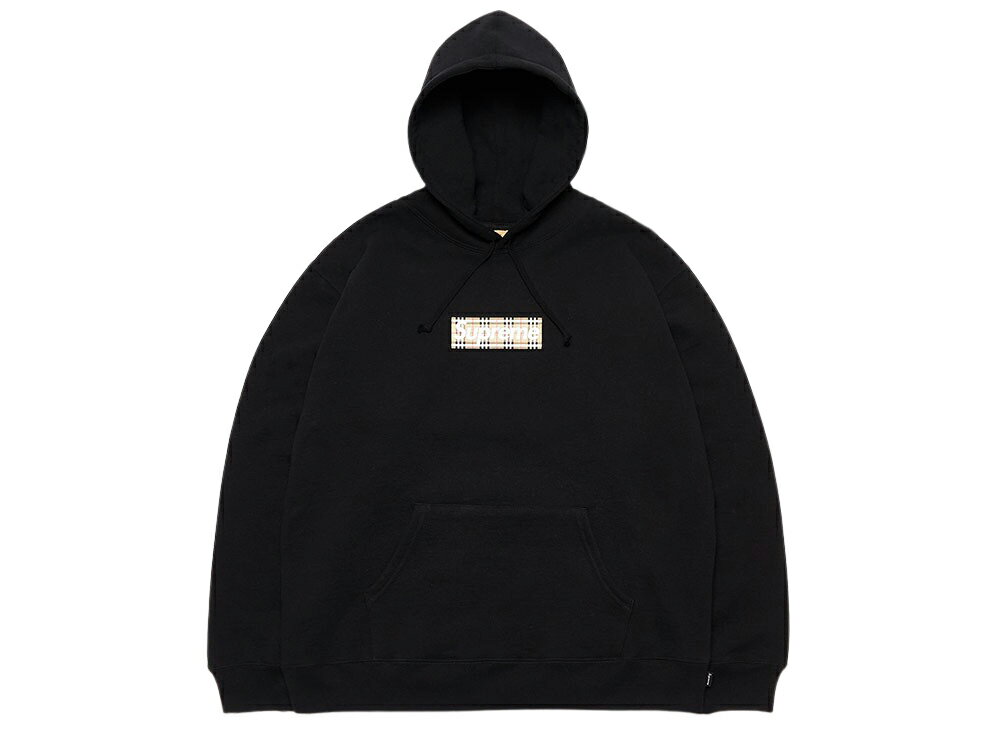 Supreme Supreme Burberry Box Logo Hooded Sweatshirt Black