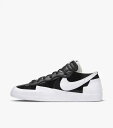 sacai × Nike Blazer Low Black Patent Leather サカイ × ナイキ ブレーザー ロー ブラック パテント レザー【中古】新古品