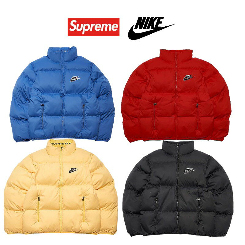 21SS Supreme/Nike Reversible Puffy Jacket シュプリーム×ナイキ リバーシブル パファージャケット ダウンジャケット【中古】新古品