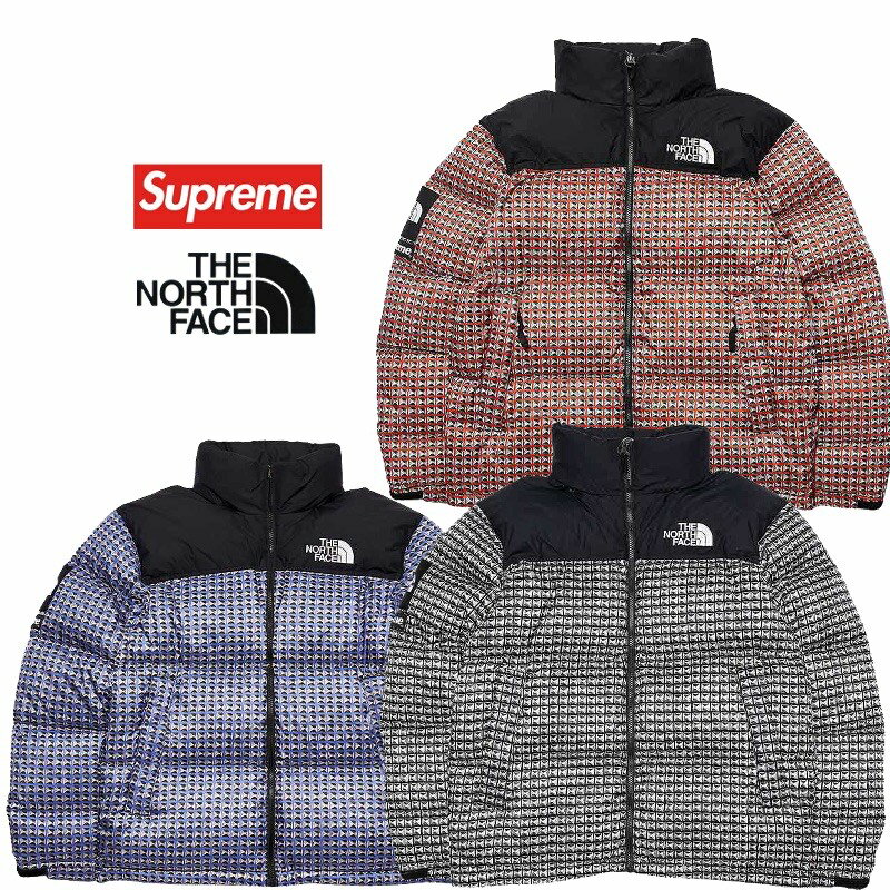 21SS WEEK5 Supreme×The North Face Studded Nuptse Jacket シュプリーム×ノースフェイス スタッズ ヌプシ ジャケット ダウン 【中古】新古品