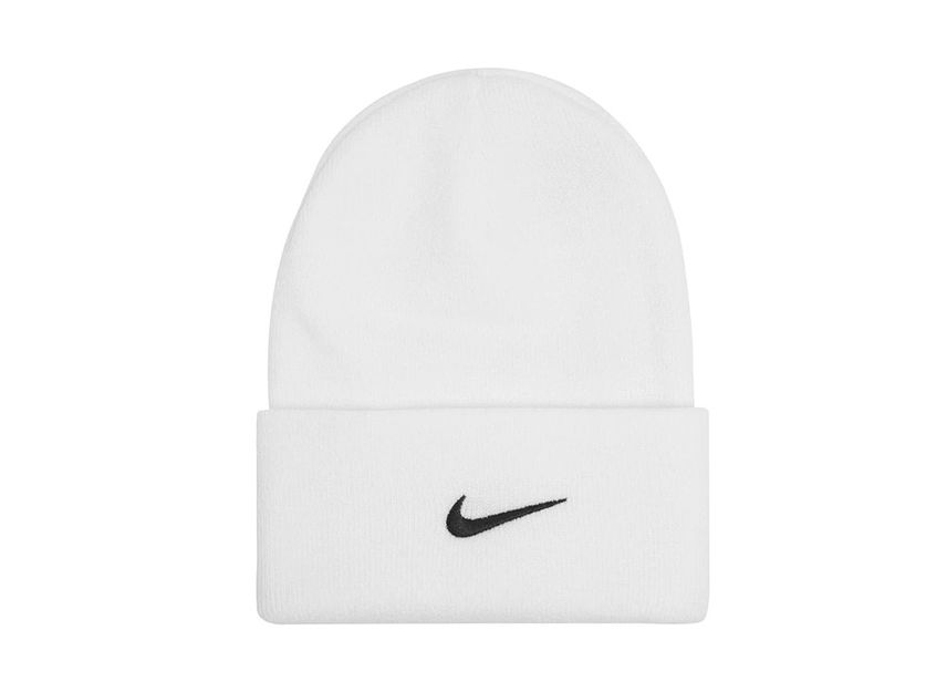 【国内配送】Stussy × Nike NRG Cuffed Beanie White ステューシー × ナイキ NRG カフド ビーニー ホワイト