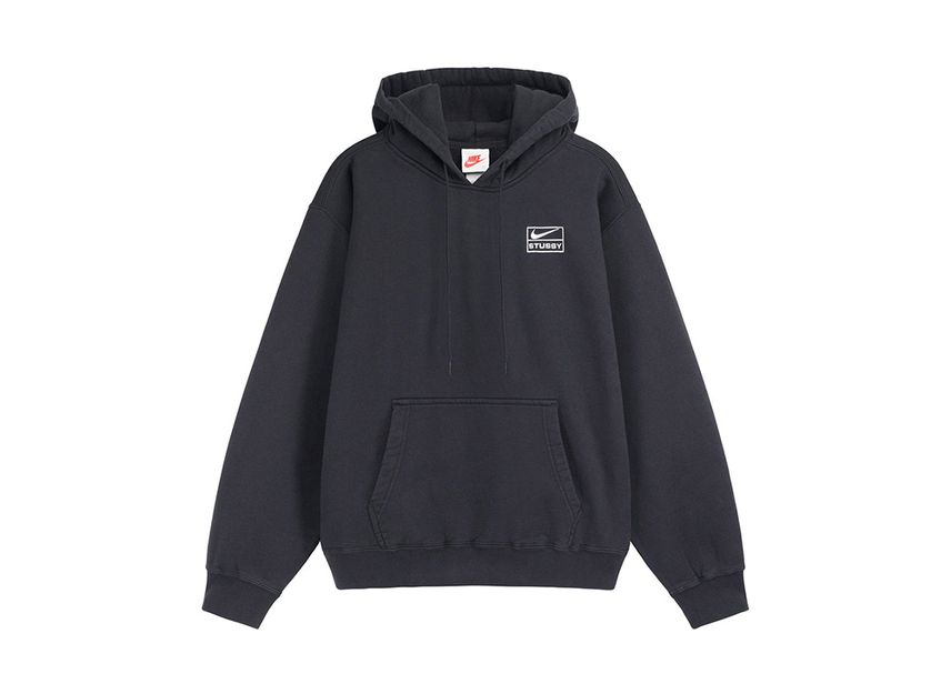 サイズ 選択可能【国内配送】Stussy × Nike NRG Washed Hoddie Black ステューシー × ナイキ ピグメントダイ プルオーバー フーディ ブラックS M L XL