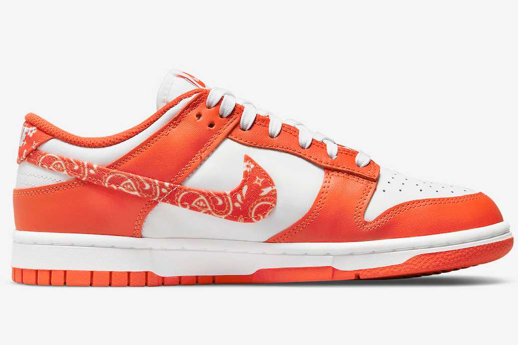 サイズ選択可【国内配送】Nike WMNS Dunk Low ESS Orange Paisley ナイキ ウィメンズ ダンク ロー ESS オレンジ ペリズリー WMNS 23 23.5 24 24.5 25 25.5 26 26.5 27 27.5 28 28.5 29