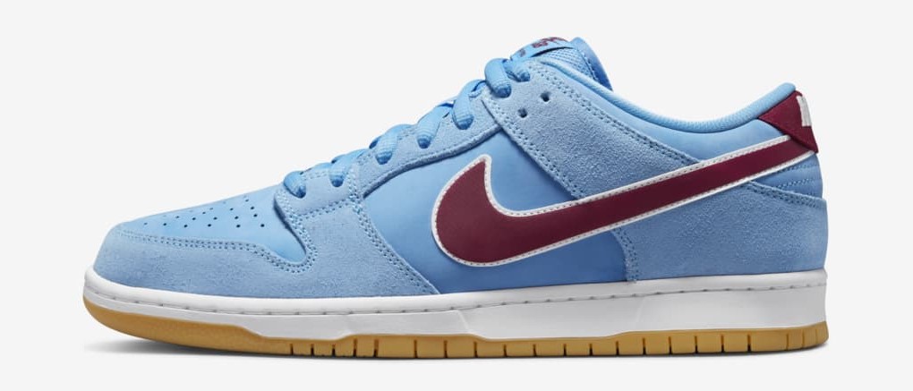 Nike SB Dunk Low Pro Phillies/Valor Blue and Team Maroon ナイキ SB ダンク ロー プロ フィリーズ/バラーブルー アンド チームマルーン【中古】新古品