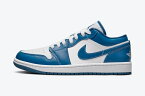 Nike WMNS Air Jordan 1 Low Marina Blue ナイキ ウィメンズ エアジョーダン1 ロー マリーナブルー【中古】新古品