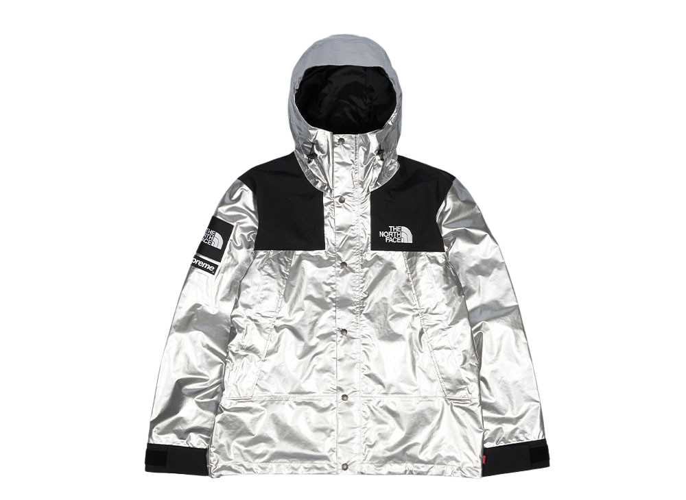 18SS Supreme / The North Face? Metallic Mountain Parka Silver Vv[ U m[X tFCX ^bN }Ee p[J[ Vo[ S M L XLyÁzVÕi