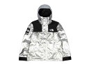 18SS Supreme / The North Face® Metallic Mountain Parka Silver シュプリーム ザ ノース フェイス メタリック マウンテン パーカー シルバー S M L XL【中古】新古品