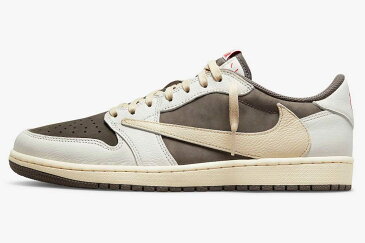 サイズ 選択可能【国内配送】Travis Scott x Nike Air Jordan 1 Low Reverse Mocha/Sail and Ridgerock トラヴィス・スコット × ナイキ エアジョーダン1 ロー リバースモカ/セイル アンド リッジロック