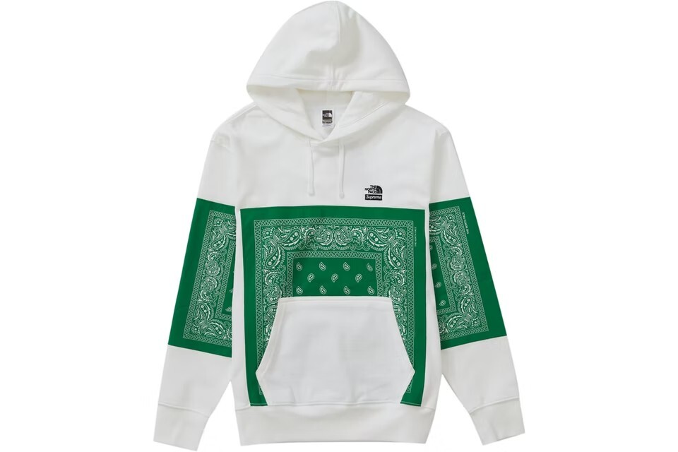 トップス, パーカー  Supreme The North Face Bandana Hooded Sweatshirt White S M L XL