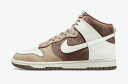 Nike Dunk High PRM Light Chocolate ナイキ ダンク ハイ プレミアム ライトチョコレート【中古】新古品