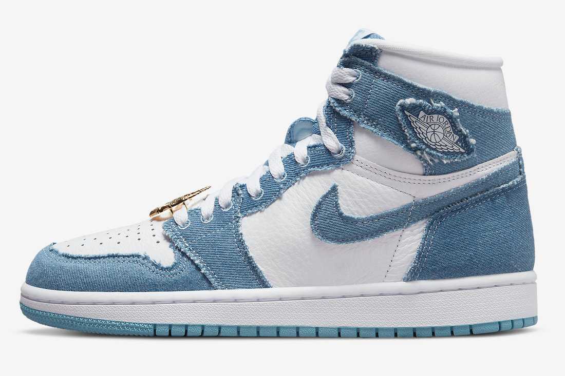 Nike WMNS Air Jordan 1 High OG Denim ナイキ ウィメンズ エアジョーダン1 ハイ OG デニム【中古】新古品