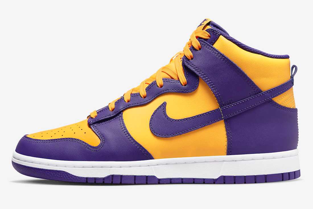 Nike Dunk High Retro Lakers ナイキ ダンク ハイ レトロ レイカーズ【中古】新古品