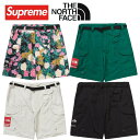 Supreme / The North Face Trekking Packable Belted Short シュプリーム ザ ノース フェイス トレッキング パッカブル ベルテッド パンツ S M L XL Black Stone Dark Green Flower【中古】新古品