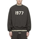 サイズ 選択可 FOG FEAR OF GOD ESSENTIALS 1977 CREWNECK SWEAT TOPS Iron BLACK フォグ フィア オブ ゴッド エッセンシャルズ 1977 クルーネック スウェット トップス アイアン ブラック XS S M L XL XXL【新古品】中古