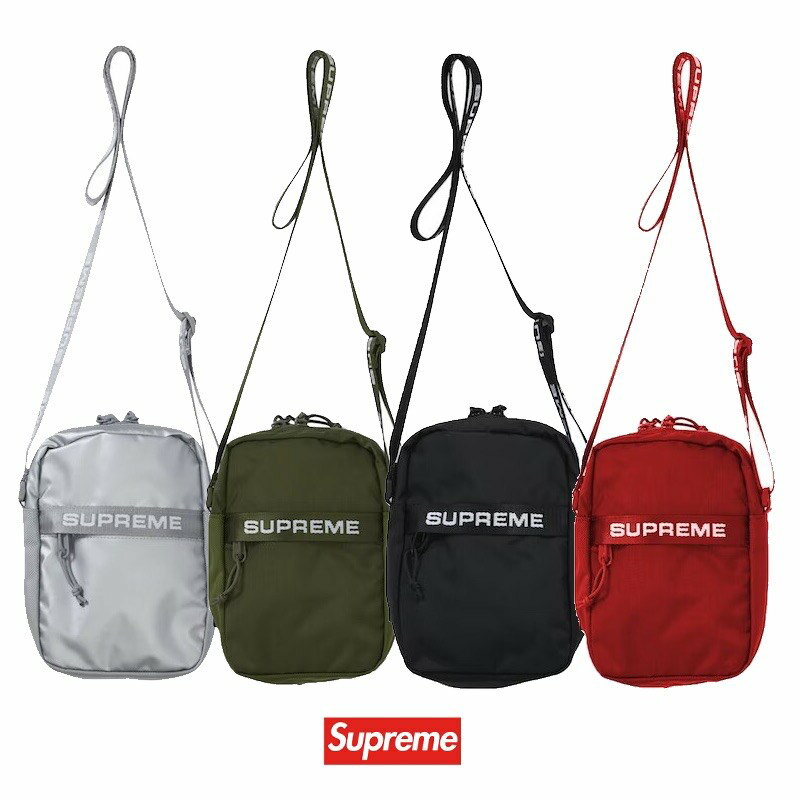 Supreme FW22 Shoulder Bag シュプリーム FW22 ショルダー バッグ Black Olive Silver Red【中古】新古品