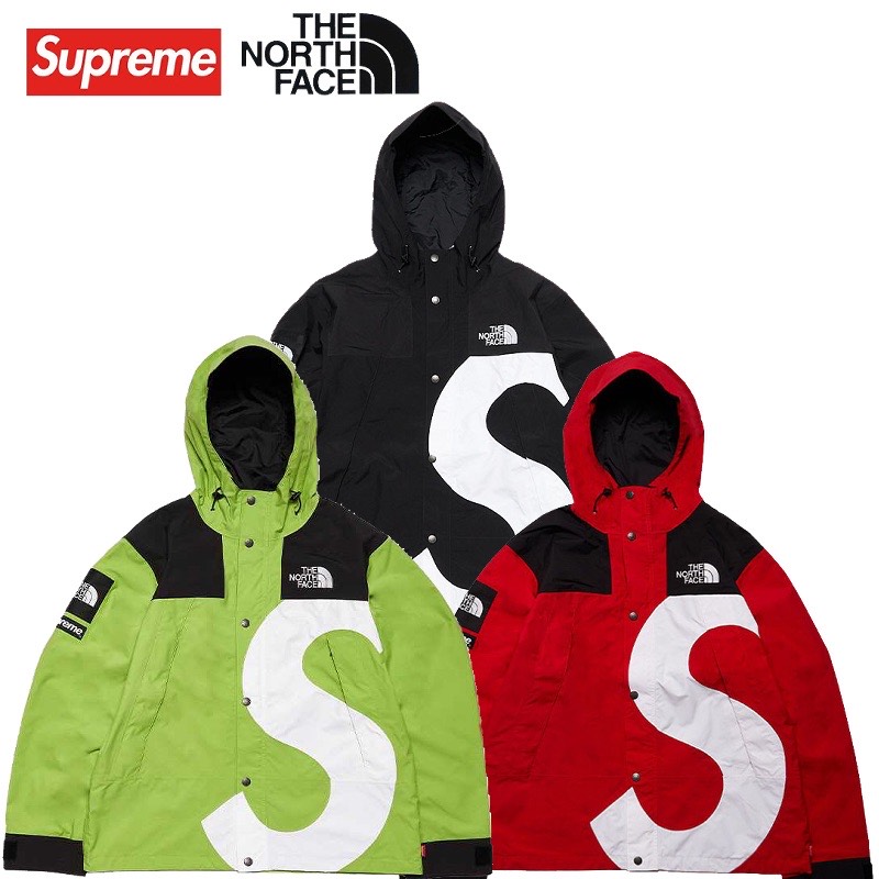 20FW Supreme × The North Face S logo mountain jacket シュプリーム ノースフェイス ロゴ マウンテンパーカーコラボ【中古】新古品