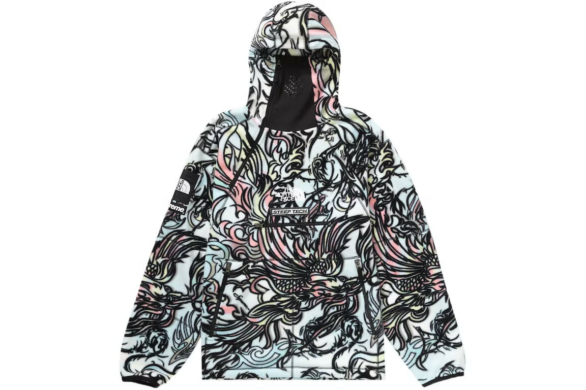 Supreme / The North Face Steep Tech Fleece Pullover Multicolor Dragon Vv[ U m[X tFCX XeB[v ebN t[X vI[o[ }`J[ hS S M L XLyÁzVÕi