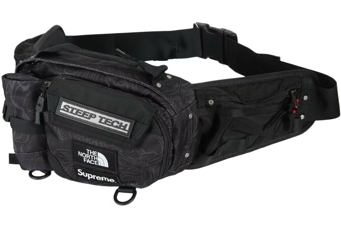 Supreme / The North Face Steep Tech Waist Bag Black Dragon シュプリーム ザ ノース フェイス スティープ テック ウエスト バッグ ブラック ドラゴン【中古】新古品