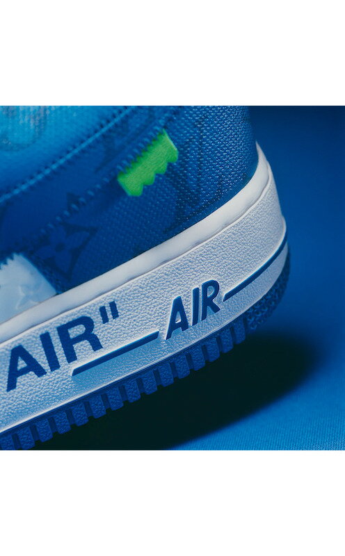 サイズ 選択可能【国内配送】Louis Vuitton × Nike Air Force 1 Low by Virgil Abloh White & Team Royal Blue ルイ・ヴィトン × ナイキ エアフォース1 ロー バイ ヴァージル・アブロー ホワイト & チームロイヤルブルー 24.5 25 25.5 26 26.5 27 27.5 28 28.5 29