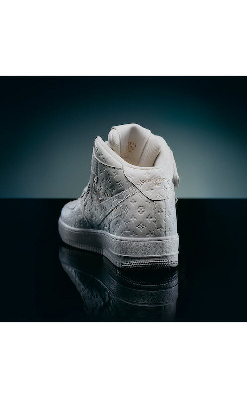 サイズ 選択可能【国内配送】Louis Vuitton × Nike Air Force 1 Mid by Virgil Abloh White ルイ・ヴィトン × ナイキ エアフォース1 ミッド バイ ヴァージル・アブロー ホワイト 24.5 25 25.5 26 26.5 27 27.5 28 28.5 29