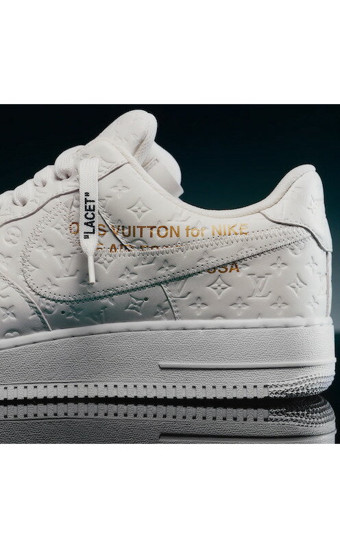 サイズ 選択可能【国内配送】Louis Vuitton × Nike Air Force 1 Low by Virgil Abloh White ルイ・ヴィトン × ナイキ エアフォース1 ロー バイ ヴァージル・アブロー ホワイト 24.5 25 25.5 26 26.5 27 27.5 28 28.5 29