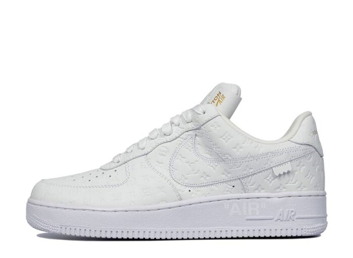 サイズ 選択可能【国内配送】Louis Vuitton × Nike Air Force 1 Low by Virgil Abloh White ルイ・ヴィトン × ナイキ エアフォース1 ロー バイ ヴァージル・アブロー ホワイト 24.5 25 25.5 26 26.5 27 27.5 28 28.5 29