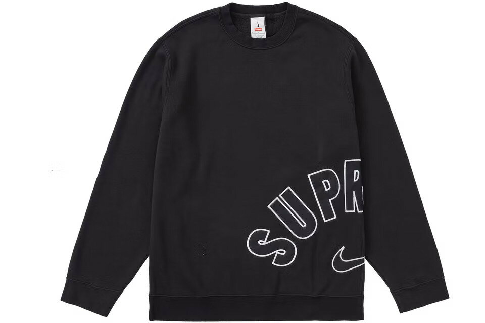 Supreme / Nike Arc Crewneck Black シュプリーム ナイキ アーク クルーネック スウェット ブラック S M L XL【中古】新古品