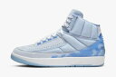 J Balvin × Nike Air Jordan 2 Retro SP Celestine Blue/White-Multi-Color J. バルヴィン × ナイキ エアジョーダン2 レトロ SP セレスティンブルー/ホワイトマルチカラー新古品