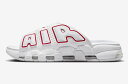 Nike Air More Uptempo Slide White and University Red ナイキ エアモアアップテンポ スライド ホワイト アンド ユニバーシティレッド モアテンFD9884-100【中古】新古品