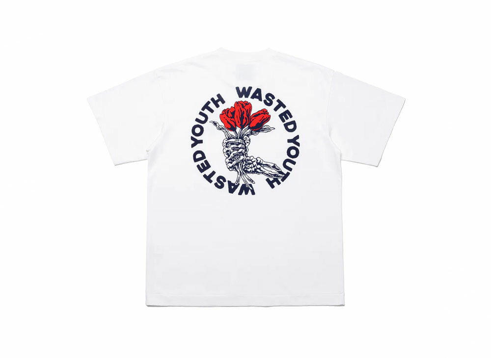 Wasted Youth T-Shirt#7 Whiteウェイステッド ユース Tシャツ #7 ホワイト新古品