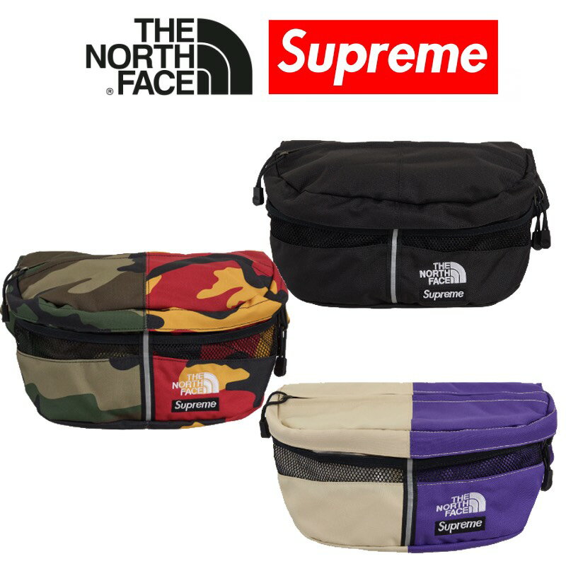 24SS Supreme The North Face Split Waist Bag Vv[ U m[X tFCX Xvbg EGXg obO Black Tan CamoyÁzVÕi