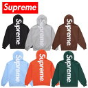 24FW Supreme Satin Applique Hooded Sweatshirt シュプリーム サテン アップリケ フーディー スウェットシャツ 【中...